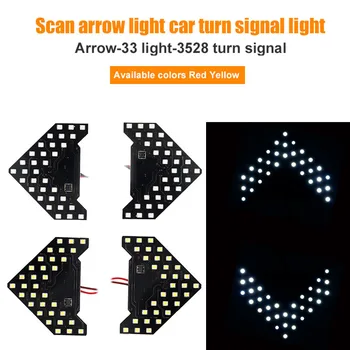

2019 2pcs Car Side Mirror Signal Light LED Arrow Panels Indicator Light CSL88