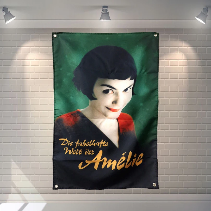 Тканевые баннеры и аксессуары Amelie для классических фильмов бара бильярда зала