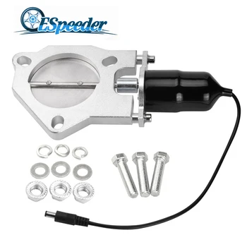 

ESPEEDER 3 Inch Stainless Steel Headers Electric Exhaust CutOut Vavle Cut Out Kit Remote Control Kits Exhaust Catback Down Pipe