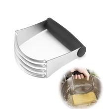 Manual Dough Blender Stainless Steel Baking Pastry Blades Butter Lard Cutter Flour Mixer Kitchen Professional Baking Tools Manual Dough Blender Stainless Steel Baking Pastry Blades Butter Lard Cutter Flour Mixer Kitchen Professional Baking Tools