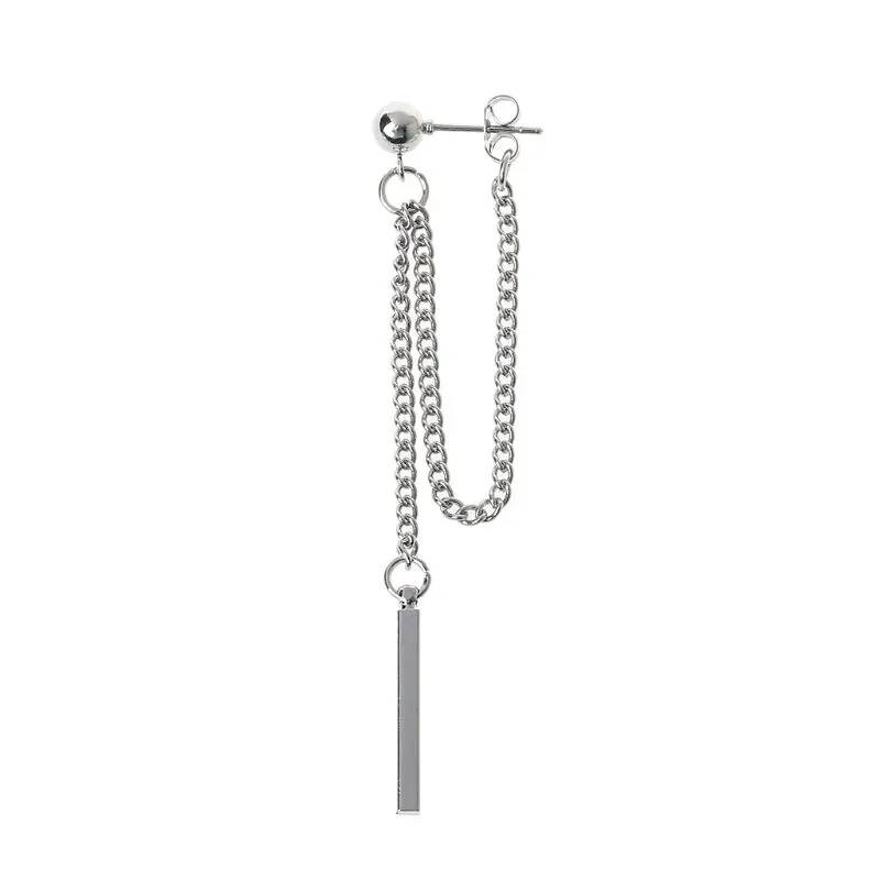 Bangtan Boys Cross Leaf Pendant Earring - Image 5
