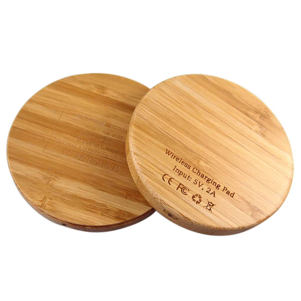 

Wooden Wireless Charger Charging Pad Power Bank USB Charger Micro usb Cable