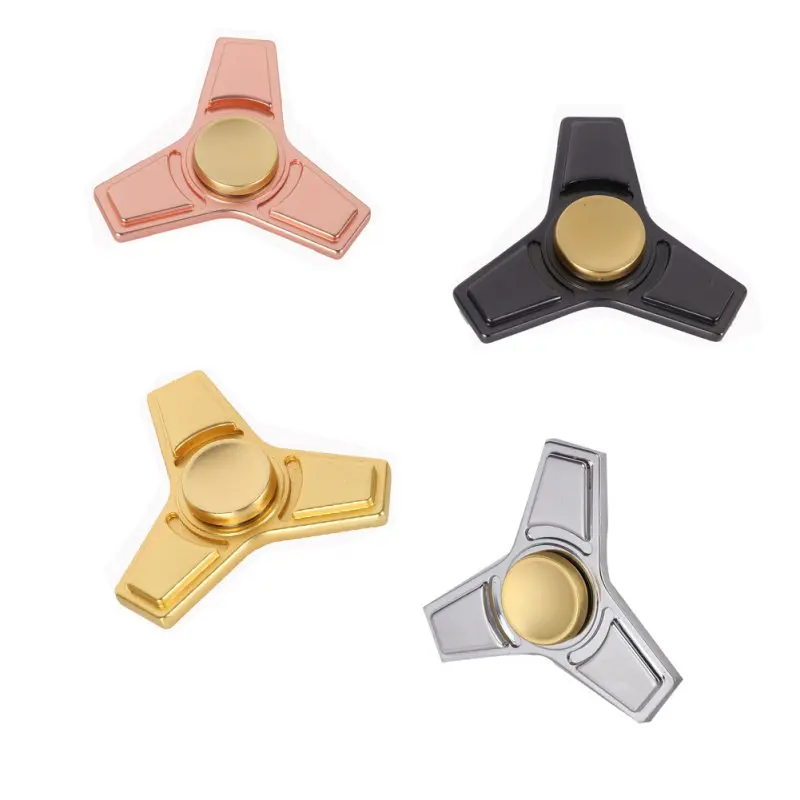 Непоседа непоседа spinner металла Три Счетчик Ручной три палец Треугольник Игрушка