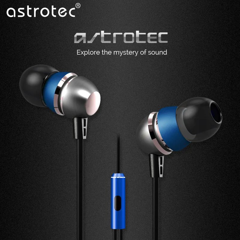 Astrotec AM700M Оригинальный стерео наушники с микрофоном 3 5 мм для смартфонов
