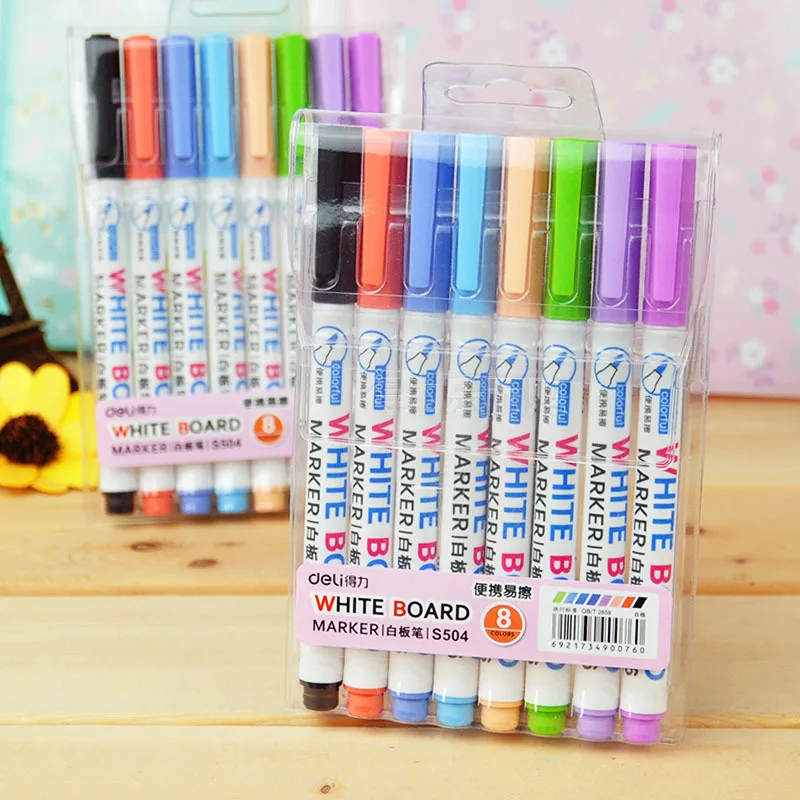 8 or 12 colors white board maker pen white board whiteboard marker liquid chalk erasable glass