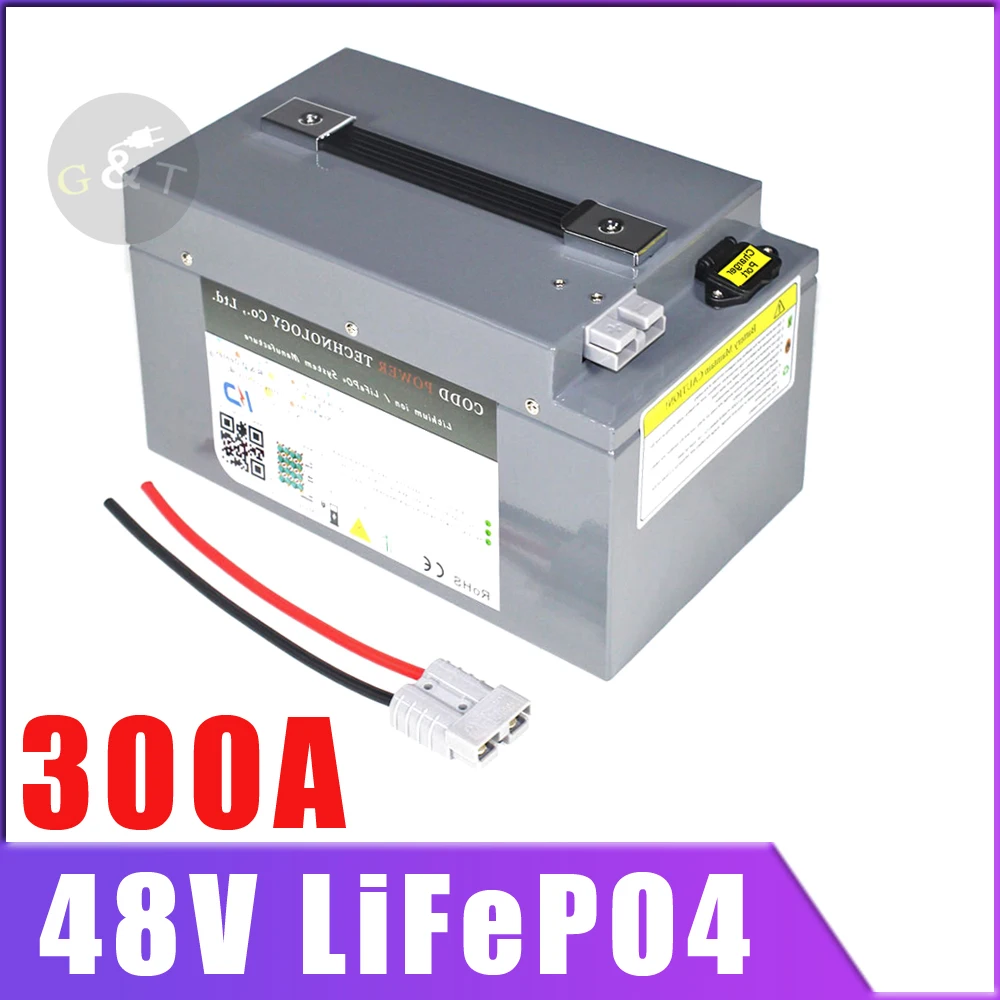 48V 150AH LifePo4 Батарея 48V 100AH с BMS Max 300A непрерывного разряда многократного цикла глубокого заряда-разряда не нуждающаяся в техническом обслуживании хранения солнечной энергии