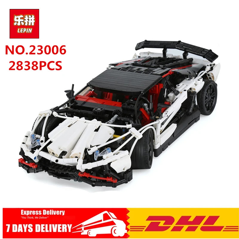 

IN STOCK Lepin 23006 2838pcs New Technic Series The Hatchback Type R Set Building Blocks Bricks Educational Toys Boy Gifts Model