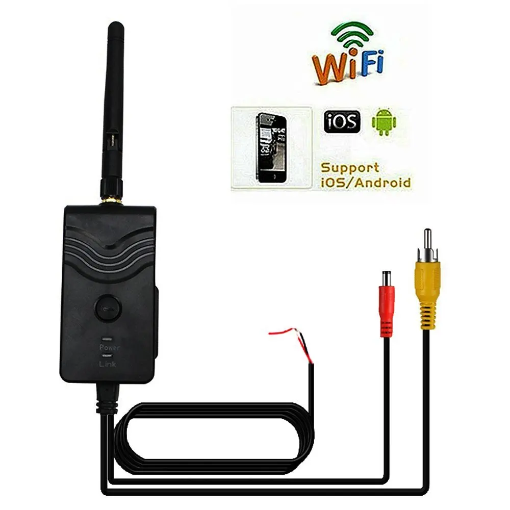 WiFi Transmitter Camera Adjustable Multiple Angle View for iPhone iPad