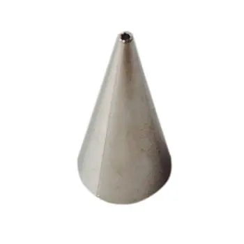 

MENGXIANG 1 Pcs DIY Cake Nozzles Fondant Pastry Icing Cream Decorating Piping Nozzles Stainless Steel Round Piping Nozzle