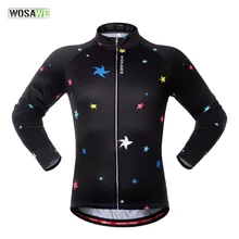 WOSAWE осенняя одежда для велоспорта Qiuck сухая спортивная одежда с длинным рукавом Maillot Roupa Фитнес Бег майки для велоспорта Джемперы для езды на горном велосипеде