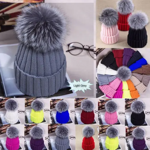 big fluffy bobble hat