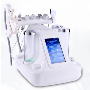 

6 in 1 Small Bubble Skin Care Device 7 in 1 Ultrasonic RF Hydra Deep Facial Pore Clean Facial Massage Machine