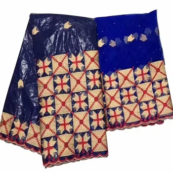 

Bazin Riche Getzner Jacquard Fabric New Design African Lace Fabric For Dress French Tulle Lace Fabric 7 Yard/lot High Quality