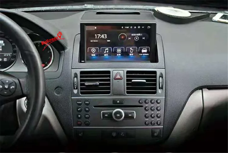 Android 9,0 32g Автомобильный Радио dvd-плеер gps навигация для Mercedes-Benz C klasse w204 2007-2011 автомобильный стерео головное устройство мультимедийная карта