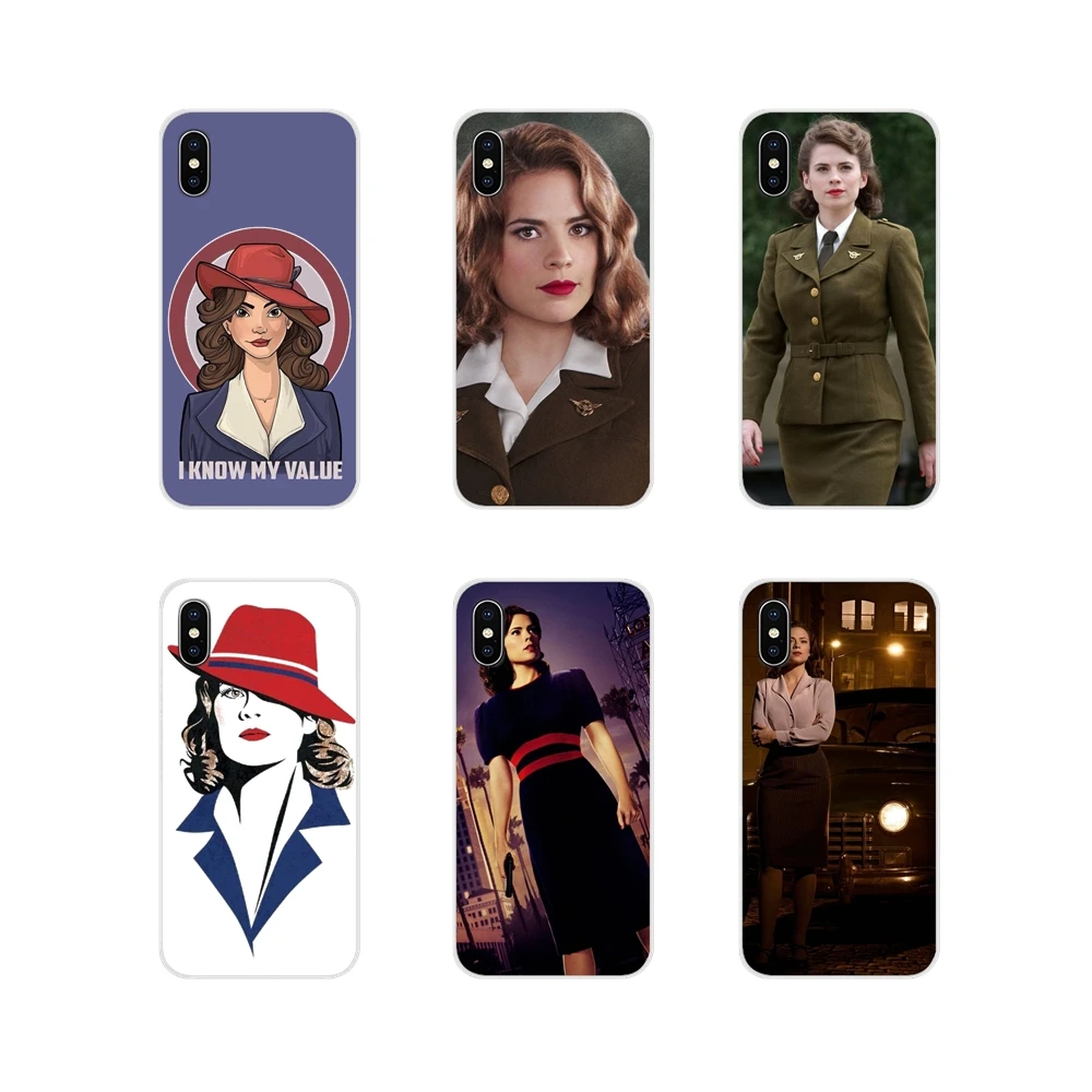 

fashion Agent Carter Accessories Phone Shell Covers For Xiaomi Redmi 4A S2 Note 3 3S 4 4X 5 Plus 6 7 6A Pro Pocophone F1