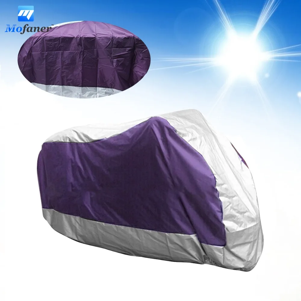 Mofaner 180T Waterproof Motorcycle Cover UV Protective Scooter Rain