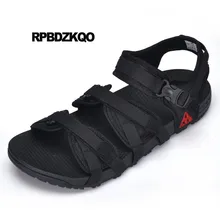 Мужские сандалии летние наружные Римский пляж меш гладиатор обувь ремень Известный бренд кроссовки золото мода пурпурный люди водонепроницаемый