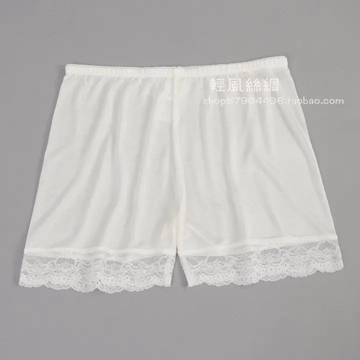 

Женские шелковые леггинсы, шелковые трикотажные тонкие шорты, безопасные летние Утягивающие трусики