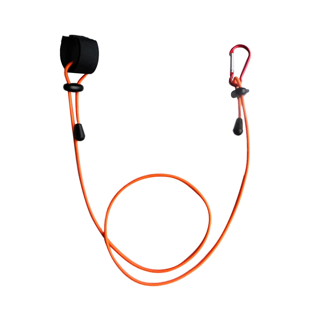 4 Pieces Universal Adjustable Kayak Canoe Paddle Leash Safety Fishing Rod Leash Rowing Boats Coiled Lanyard Cord Tie Rope