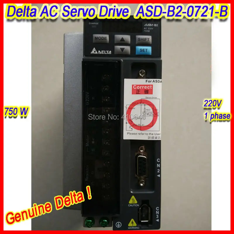 GENUINE Delta AC servo drive ASD-B2-0721-B  ASDA-B2 series 220v 750w Single Phase FREE SHIPPING!