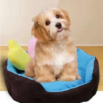 

WCIC 3 Sizes 7 Colors Dog Bed Soft Warm Waterproof Mat for Small Medium Dog Autumn Winter Pet Beds Dog House Cat Bed Cama Perro