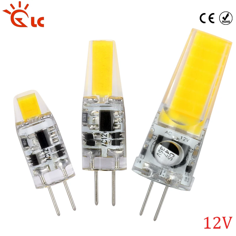 

Dimmable LED COB G4 AC DC 12V 1W 2W 3W Lamp Bulb Lighting Lights replace Halogen 15W 25W 35W G4 for Chandelier