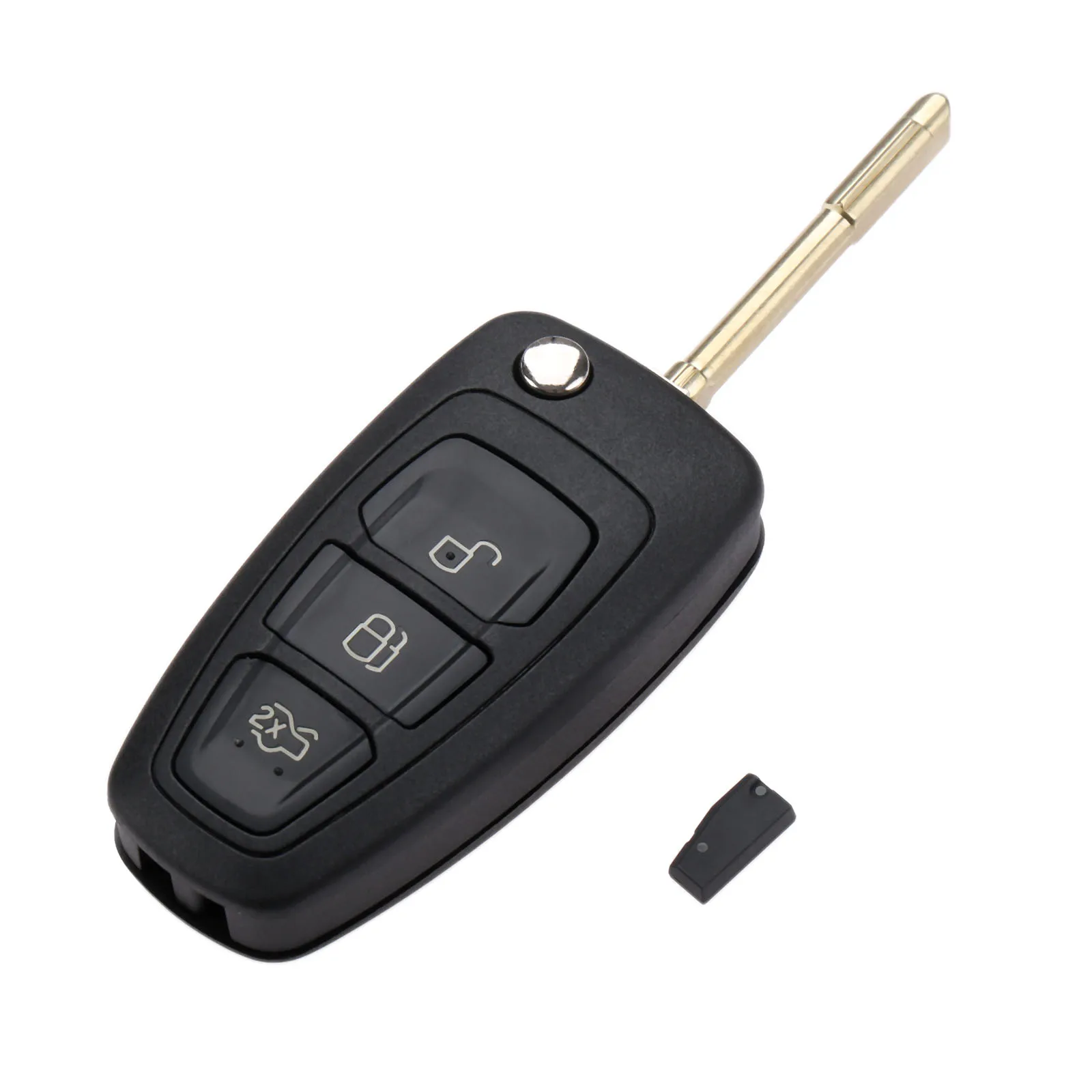 Yetaha 433 МГц 3 кнопки дистанционного ключа автомобиля для Focus Mk1 Mondeo Transit Connect