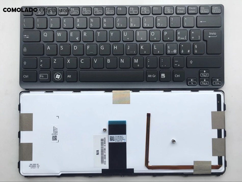 IT Italian  keyboard For Sony Vaio SVE 14 SVE14 SVS14 SVE14A backlit  Laptop Keyboard IT layout