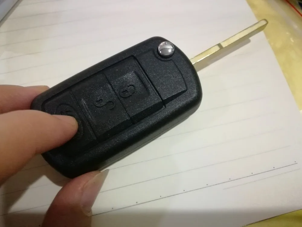 

Replacement Shell Folding Remote car Key Shell Case Fob 3 Button for LAND ROVER Range Rover Sport LR3 Discovery