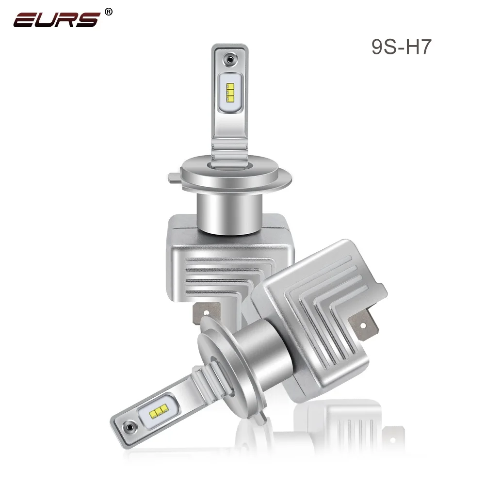 Светодиодные лампы EURS(TM) для автомобильных фар 2 шт. 9S ZES чипы H1 H4 H7 H8 H9 H11 9005 9006 лм 40