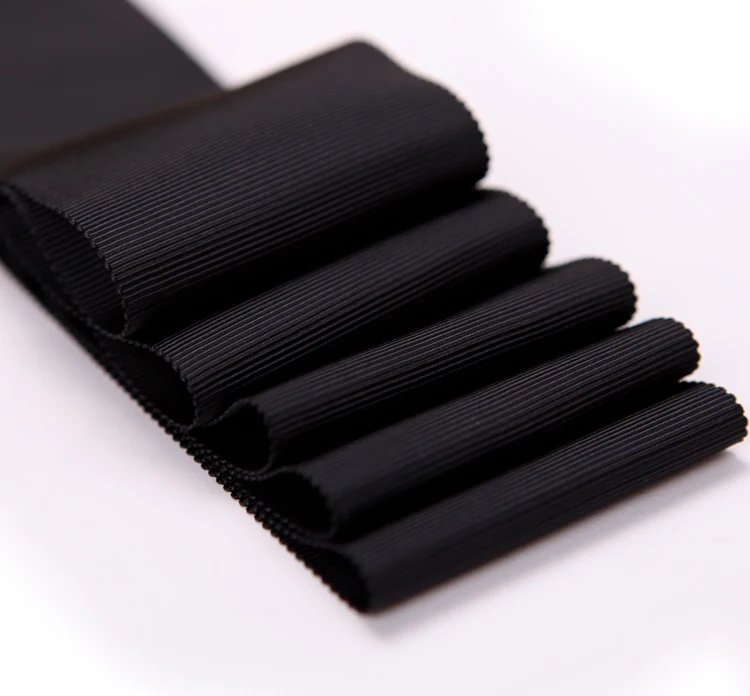[IuBuFiGo] Лента из вискозы Petersham 50 ярдов/партия|ribbon black|ribbon black and whitecotton ribbon |