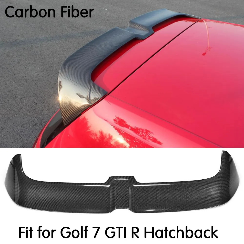 Углеродное волокно/FRP для Golf MK7 задний багажник крыла Спойлер для Volkswagen Golf 7 VII MK 7 GTI R/Golf 7 стандарт 14-17