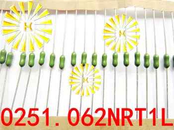 

Original 62mA 1A 2A 125V 2.4*7mm 0251 Axial Lead Green Fuse Fast Blow PICO Resistance Fuse For LITTELFUSE 0251.062NRT1L x 100PCS