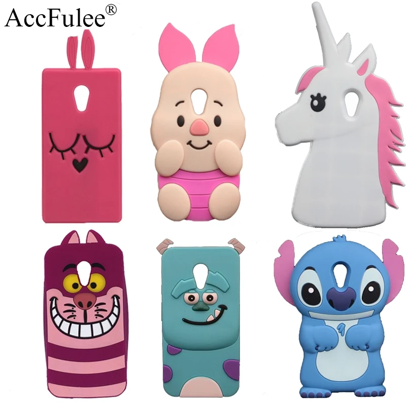 

3D Cute Animals Stitch Silicon Case For Motorola G2 G 2nd Gen XT1068 XT1069 Cover Rabbit Horse Sulley Cat Phone Bags