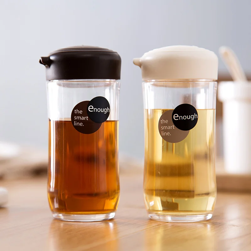 plastic small oil kettle kitchen leakproof seasoning bottle vinegar sauce oil vinegar wine
