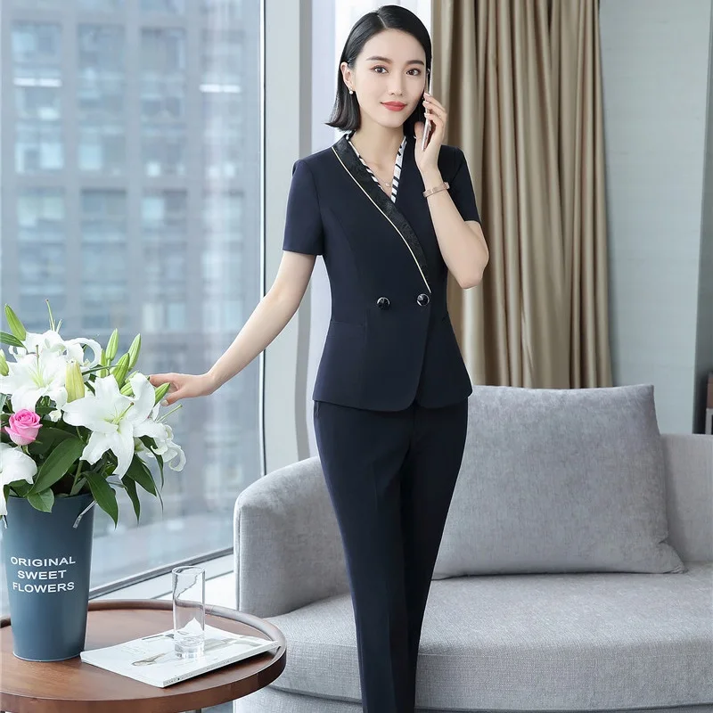 Buy Forma Uniform Designs Pantsuits With 2 Pieces Tops