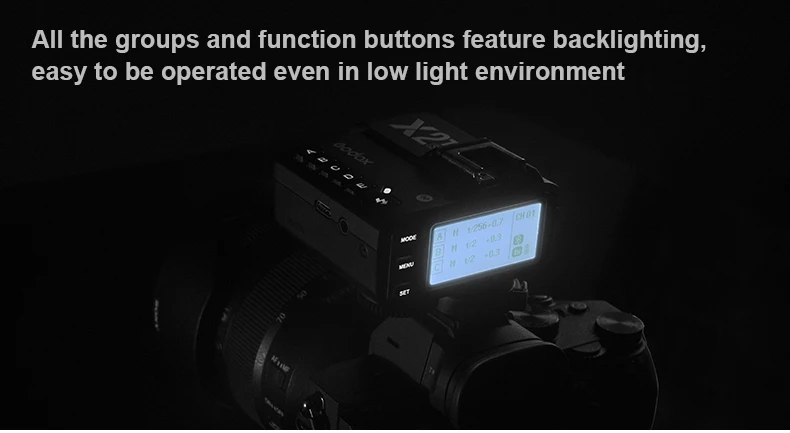 Беспроводной триггер для вспышки Godox X2T-C/N/S/O/F ttl 1/8000s HSS для Canon, Nikon, sony, Fuji, bluetooth-соединение поддерживает приложение