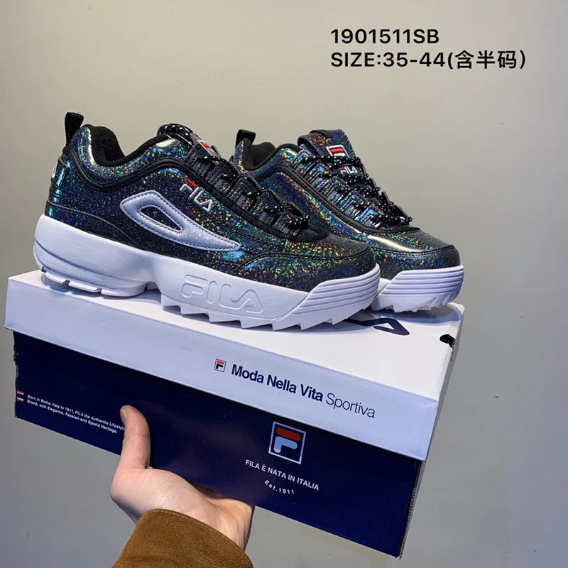 

Disruptor II Women Men Sneakers Shoes Fancy Embroidery Zapatillas de deporte Real Shot Updated Version High Quality Size 35-44