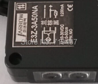 

FREE SHIPPING E3Z-3A50NA Diffuse reflectance photoelectric switch sensor can detect ultra small black objects of type NPN