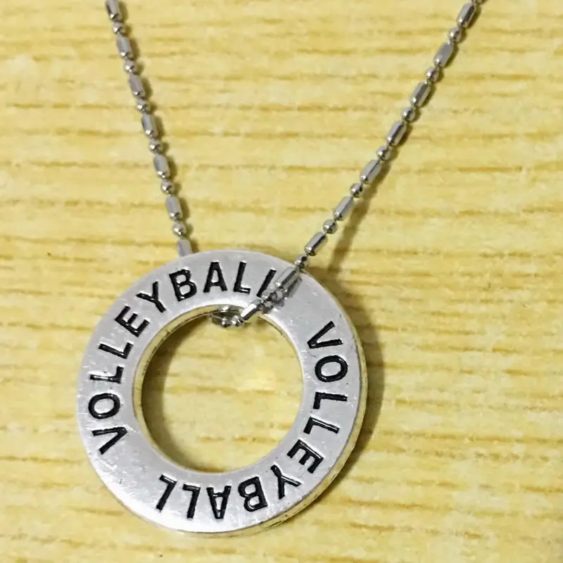Volleyball Necklace Girls Players Teams Party Favor Cheering Graduation