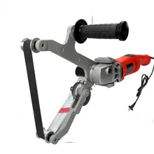 Промышленная Электрическая ленточная шлифовальная машина 880x35 мм, электрическая шлифовальная полировальная машинка