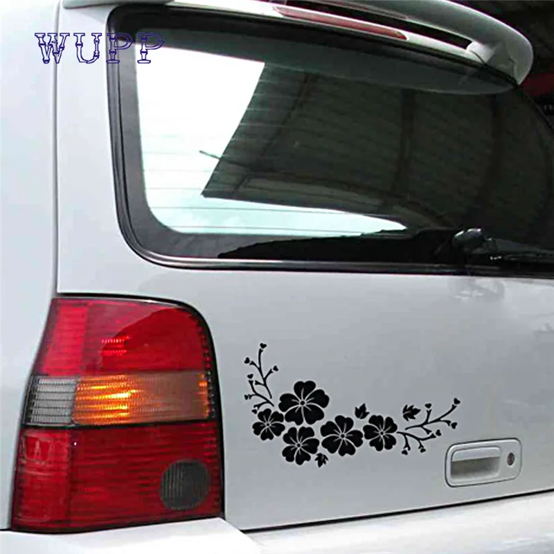 Adhesivo de flores Adesivo Pegatina para coches, paredes, ordenadores portátiles y otras cosas nuevo estilo de moda 17july10