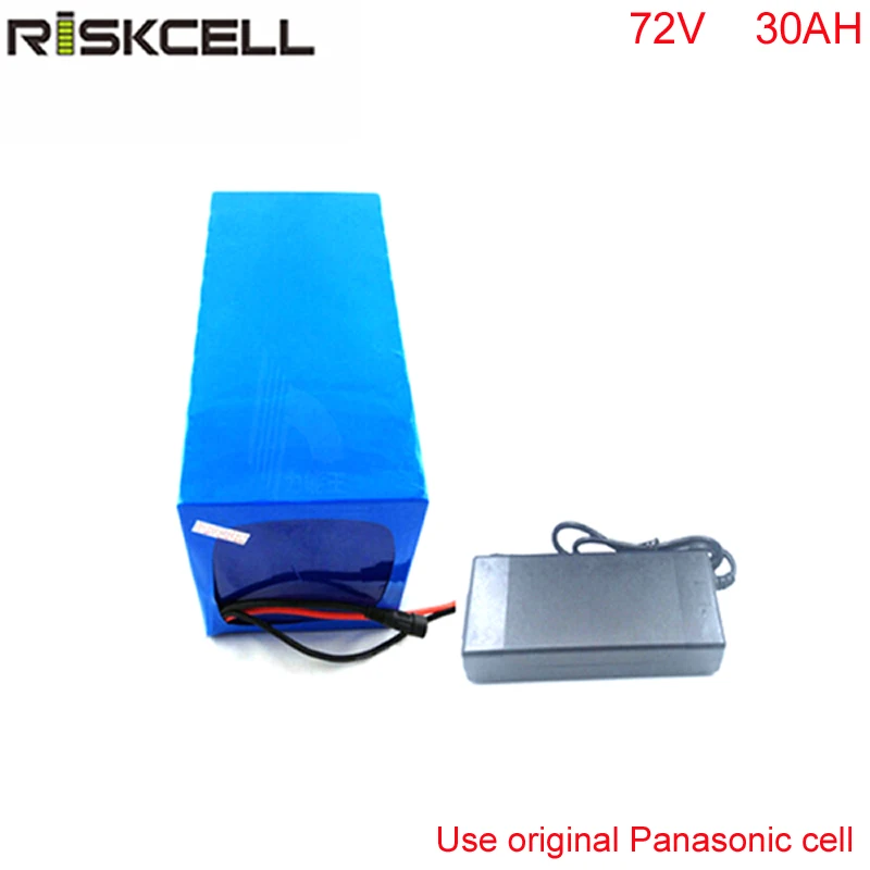 

DIY 70v 30ah lithium ion battery 70V 3000w electric bike battery for Electric scooters with charger with Use Panasonic cell