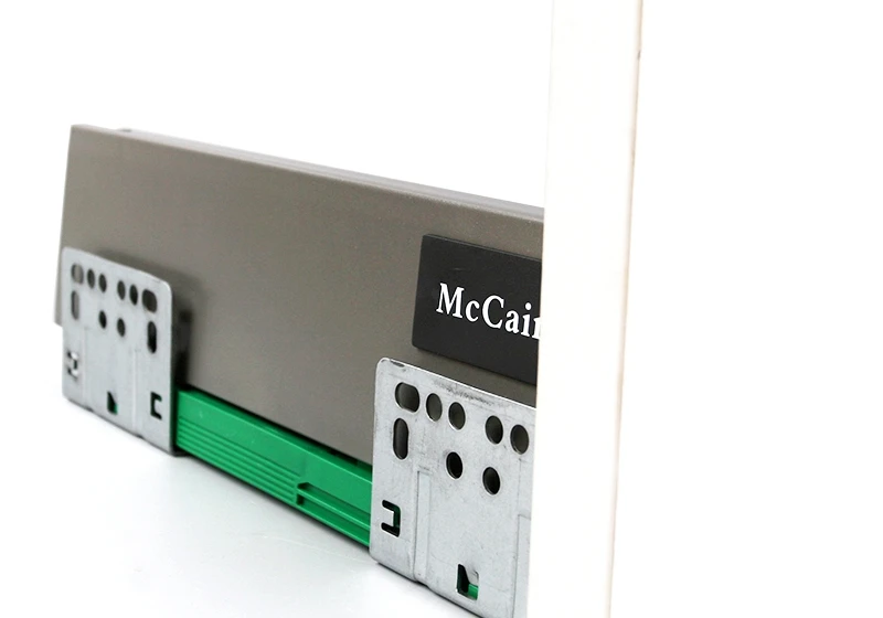 

L Star damper riding pumping wardrobe cabinet drawer slides buffer section three mute rail track