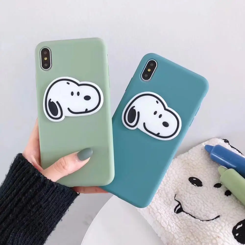

Japan cartoon series cute 3D dog Bluetooth Airpods shell silicone soft cover for iphone MAX XSX XR 6 7 8 plus X
