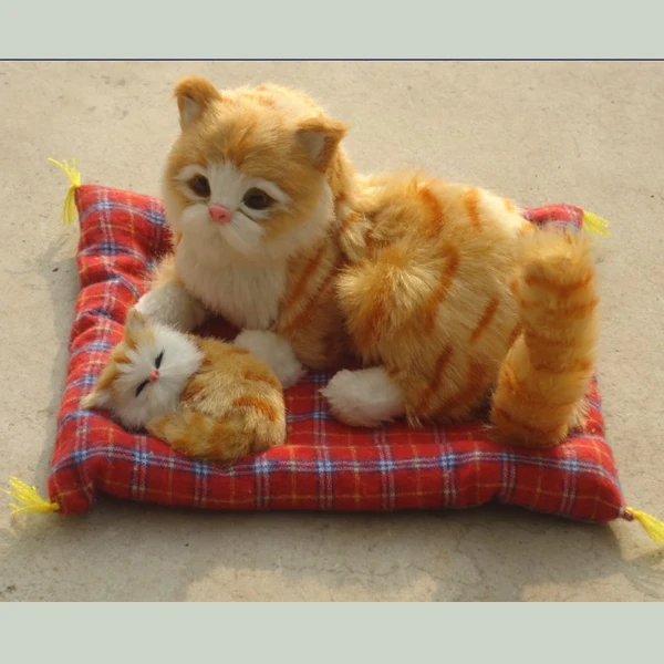 

Cat doll plush toy cat model cat decoration birthday gift toy