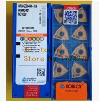 

Free Shipping WNMG080404 NC3020 Turning Carbide Inserts,Turning Tips for CNC Lathe Bar Holder WWLNR/MWLNR,Suitable for Steel