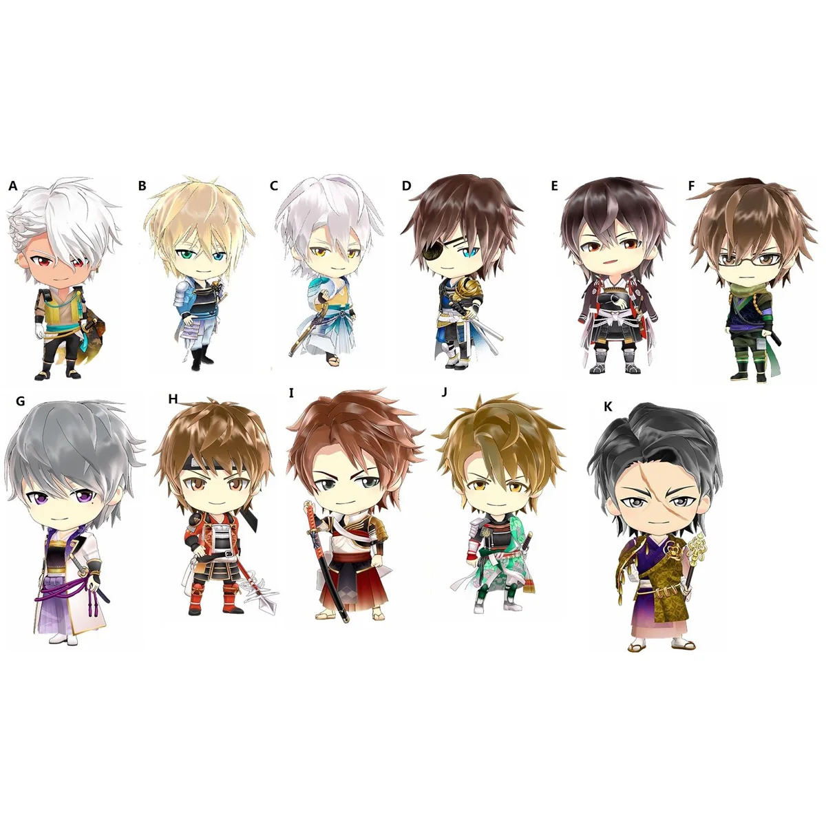 Ikemen Sengoku Toki Wo Kakeru Koi NOBUNAGA акриловая подставка брелок двойного назначения|Реквизит