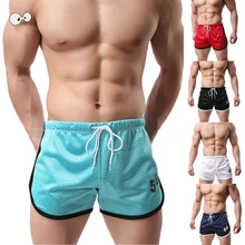 Топ- быстросохнущая сетки мужские Плавание шорты летние доски для серфинга Плавание одежда Пляжные шорты мужской спортивная гимнастика человек 3XL шорты для фитнеса