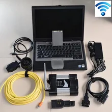 Б/у ноутбук D630 с программным обеспечением 480G SSD для автомобиля BMW автоматический сканер ICOM wifi следующий полный набор инструментов диагностики и программирования автомобиля